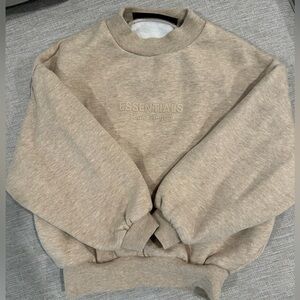 ESSENTIALS Toddler Sweatshirt Sweater size 2-3 BEIGE